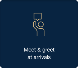 Meet & greet at arrivals